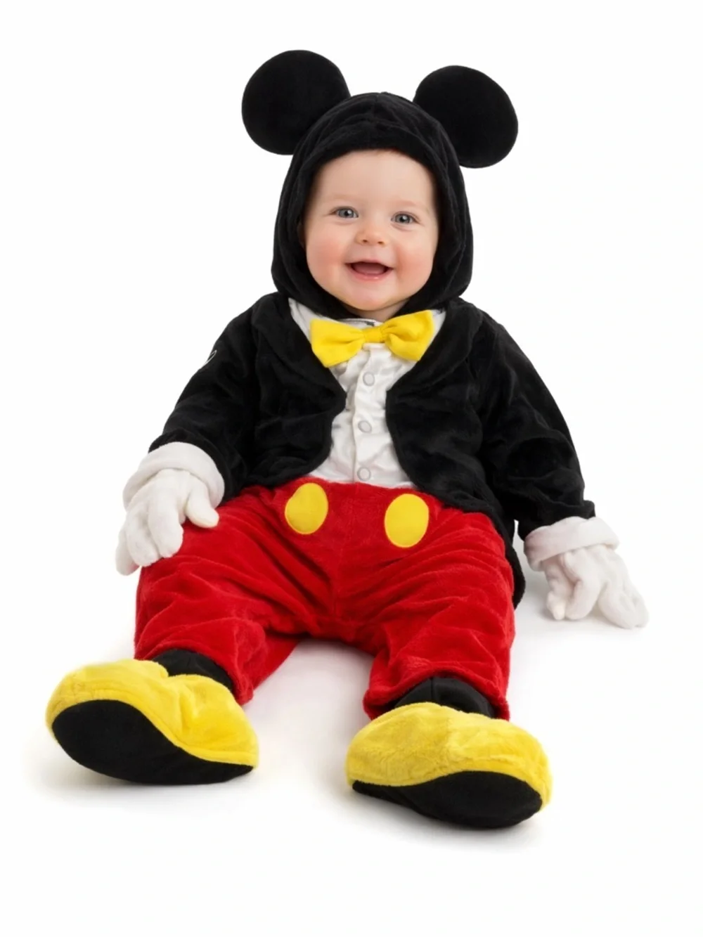 Disney Mickey Mouse Tuxedo Costume 6-9 Months Disney Baby Vacation Full Body